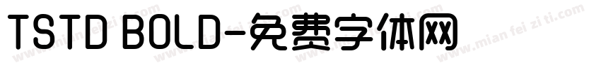TSTD BOLD字体转换